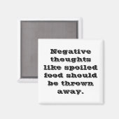 Aimant Citation de pensées négatives (Recto/Verso)