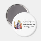 Aimant Citation de Platon 5b (Recto/Verso)