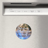 Aimant Citation de puissance femme réussie bleu or coach (In Situ (Lave-vaisselle))