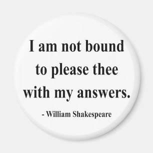 Aimant Citation de Shakespeare 9a