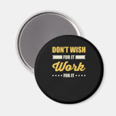 Aimant Citation de succès motivationnel (Recto/Verso)