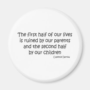 Aimant Citation de vie en ruine