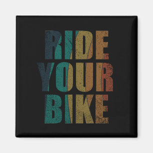 Aimant Citation de VTT motivationnelle - Cyclisme drôle