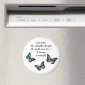 Aimant Citation d'encouragement pour papillon (In Situ (Lave-vaisselle))