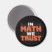 Aimant Citation d'enseignant en mathématiques - En mathém (Recto/Verso)