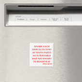 Aimant Citation DESCARTES (In Situ (Lave-vaisselle))