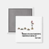 Aimant Citation d'examen de motivation de Robert Collier (Recto/Verso)