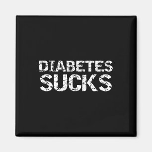Aimant Citation divertissante sur le diabète de type 1 po