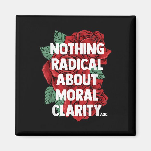 Aimant Citation D'Ocasio Cortez Dit Slogan Aoc Cadeau Lib (Devant)