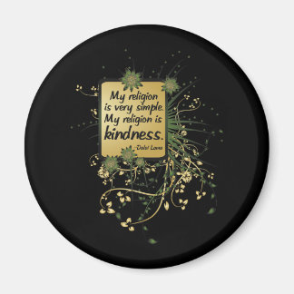 Aimant Citation du Dalaï Lama sur la religion