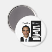 Aimant Citation du président Obama (Recto/Verso)