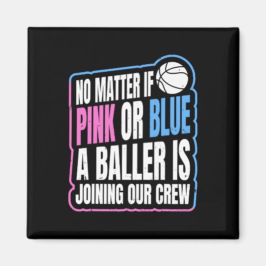 Aimant Citation d'une partie de révélation de genre pour  (Devant)