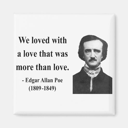 Aimant Citation Edgar Allen Poe 12b (Devant)
