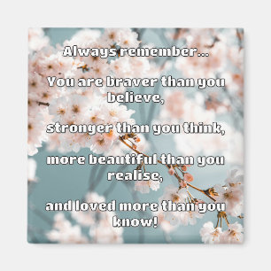 Aimant Citation Empath Bravery Positive Encouragement