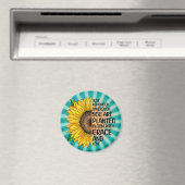 Aimant Citation et tournesol tiré à la main (In Situ (Lave-vaisselle))