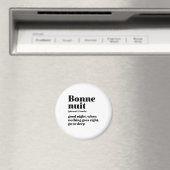 Aimant Citation française d'inspiration Bonne nuit Bonne  (In Situ (Lave-vaisselle))