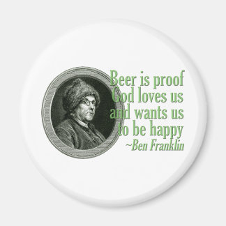 Aimant Citation Franklin Beer