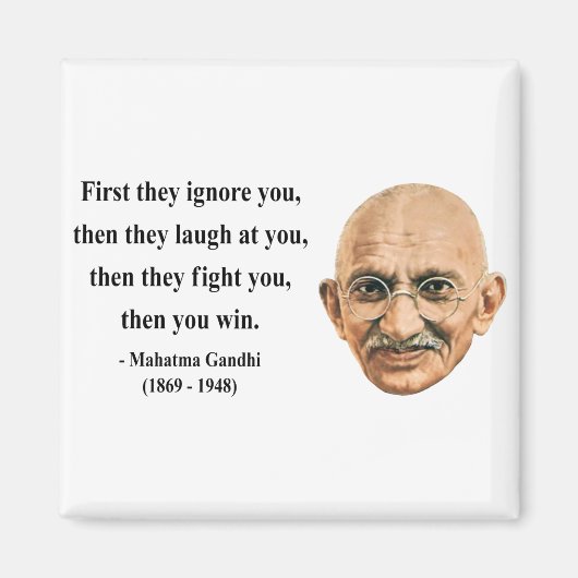 Aimant Citation Gandhi 5b (Devant)