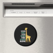 Aimant Citation Giraffe Inspirationnelle Stand Haut Même  (In Situ (Lave-vaisselle))