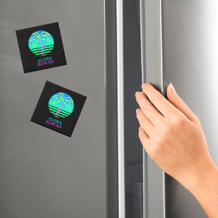 Aimant Citation hawaïenne colorée :