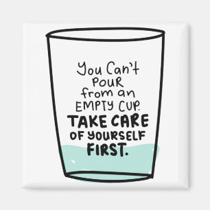 Aimant Citation inspirante sur l'amour de soi et l'autoso