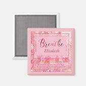 Aimant Citation Inspirationnelle Apaisante À L'Éperon Ros (Recto/Verso)