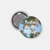 Aimant Citation Inspirationnelle Plage Attitude mentale p (Recto/Verso)