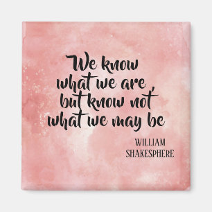 Aimant Citation inspirée de la vie de Shakespeare