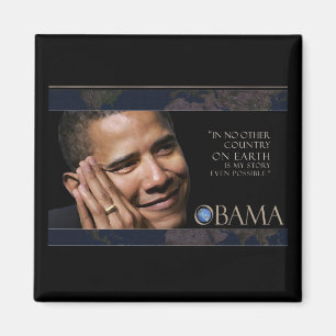 Aimant Citation inspirée d'Obama