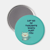 Aimant Citation intéressante et stimulante (Recto/Verso)