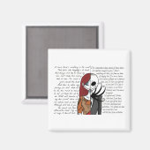Aimant Citation Jack & Sally (Recto/Verso)