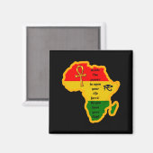 Aimant citation junenth africain ankh wer (Recto/Verso)