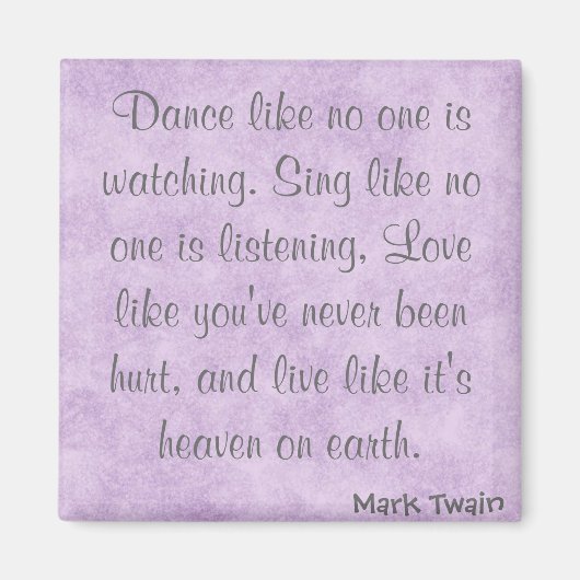 Aimant Citation Mark Twain (Devant)