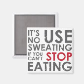 Aimant Citation motivante du régime (Recto/Verso)