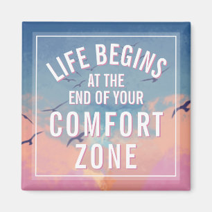 Aimant Citation Motivante Inspirante pour Commencer la Vi