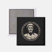 Aimant Citation Motivationnelle De Marcus Aurelius Sur La (Recto/Verso)