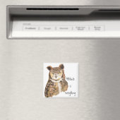 Aimant Citation motivationnelle L'attitude est tout avec  (In Situ (Lave-vaisselle))