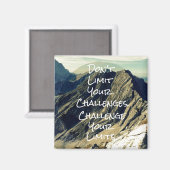 Aimant Citation Motivationnelle : Remettez vos limites (Recto/Verso)