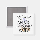 Aimant Citation Nautique Motivationnelle (Recto/Verso)