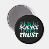 Aimant Citation 'Nous croyons en la Science' - Enseignant (Recto/Verso)