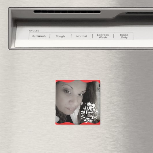 Aimant Citation Photo Saint Valentin Longue distance (In Situ (Lave-vaisselle))