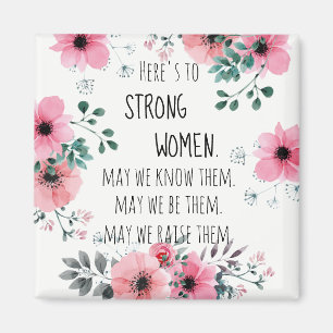 Aimant Citation pour Femmes Fortes Cadeau de Remise des D