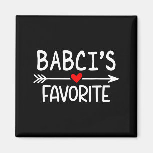 Aimant Citation préférée de Babci pour femmes hommes enfa