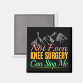 Aimant Citation Randonnée de chirurgie du genou - Escalad (Recto/Verso)