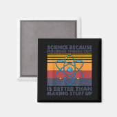 Aimant Citation scientifique drôle Blague de calembour (Recto/Verso)