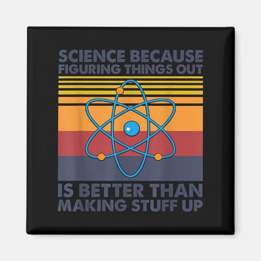Aimant Citation scientifique drôle Blague de calembour (Devant)