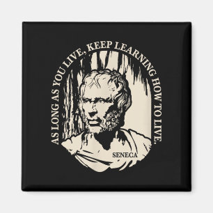 Aimant Citation Seneca Motivationnelle Sur La Vie Et L'Ap