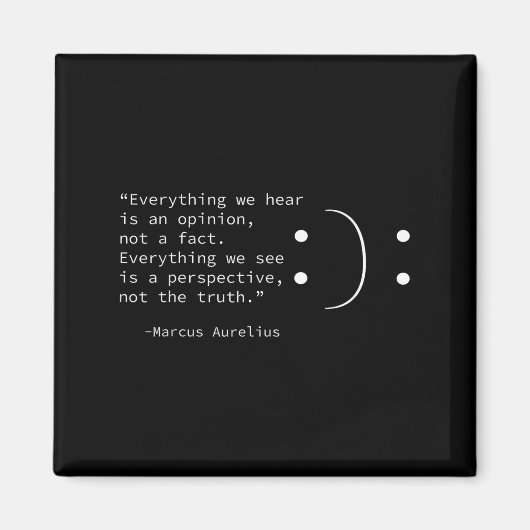 Aimant Citation Stoïque De Marcus Aurelius, Philosophe Du (Devant)