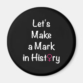 Aimant Citation sur l'autonomisation des femmes - Chef fé (Devant)