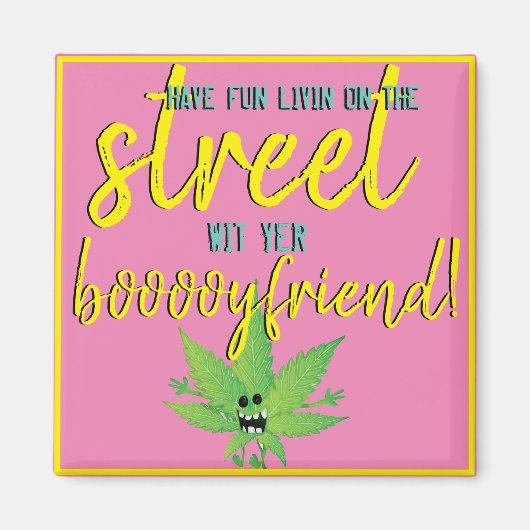 Aimant Citation télévisée amusante "Babs" (Devant)